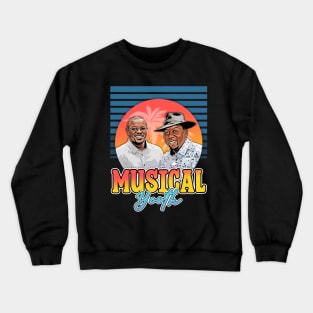 greatest hits 80s musical youth / retro vintage flyers Crewneck Sweatshirt